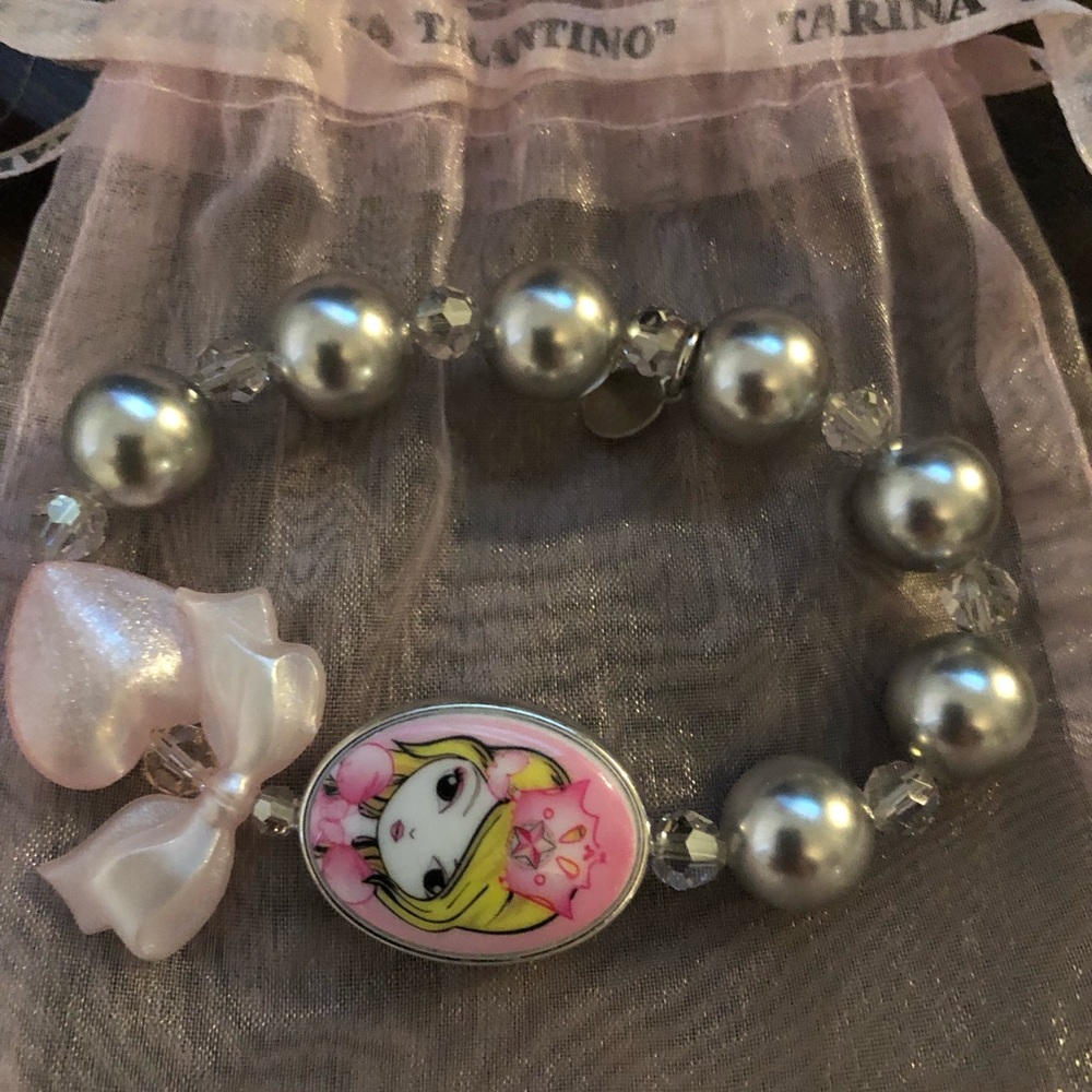 RARE Tarina Tarantino Wicked witch/Glinda bracelet
